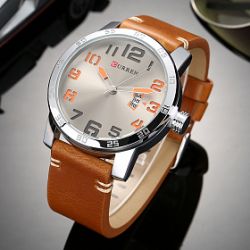 Ανδρικό Ρολόι Curren Leather Fashion Sports Watch For Men M8254