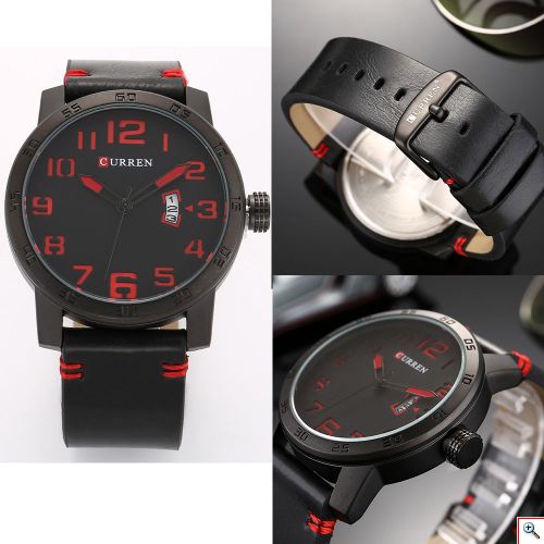Ανδρικό Ρολόι Curren Leather Fashion Sports Watch For Men M8254