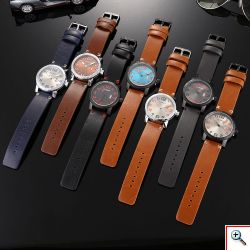 Ανδρικό Ρολόι Curren Leather Fashion Sports Watch For Men M8254