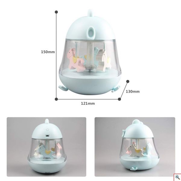 Παιδικό Φωτιστικό Καρουζέλ - Cute Chick Baby Light
