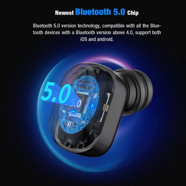 Μίνι Ασύρματα Bluetooth Ακουστικά Dacom K6H Pro με Θήκη Φόρτισης - Handsfree Wireless Headset