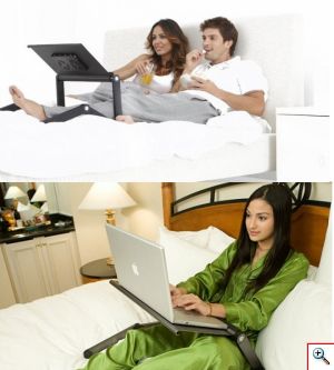 Πτυσσόμενο Τραπεζάκι για Laptop με 2 Ανεμιστήρες Ψύξης και Θέση Mouse - OEM T8 Smart Foldable Table