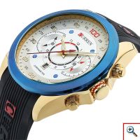 Ανδρικό Ρολόι CURREN M8166 Gold & Blue