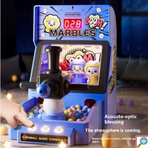 Διαδραστικό Επιτραπέζιο Παιχνίδι Φλίπερ Pinball Game Machine Μπλε