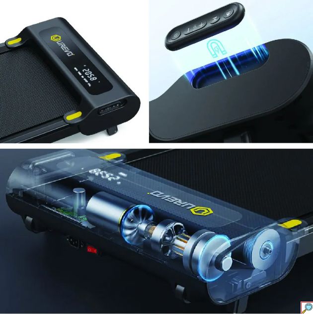 Xiaomi UREVO Spacewalk 3S Διάδρομος Γυμναστικής με Αυτόματη Κλίση - Smart Control Μέσω Εφαρμογής & Τηλεχειριστηρίου