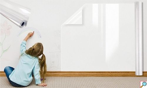 Διάφανο Ρολό Προστατευτικό Τοίχου 6m x 60cm - Χωρίς Κόλλα - Ηλεκτροστατική Εφαρμογή - Αόρατη Επιφάνεια Ταπετσαρία Πολλαπλών Χρήσεων 