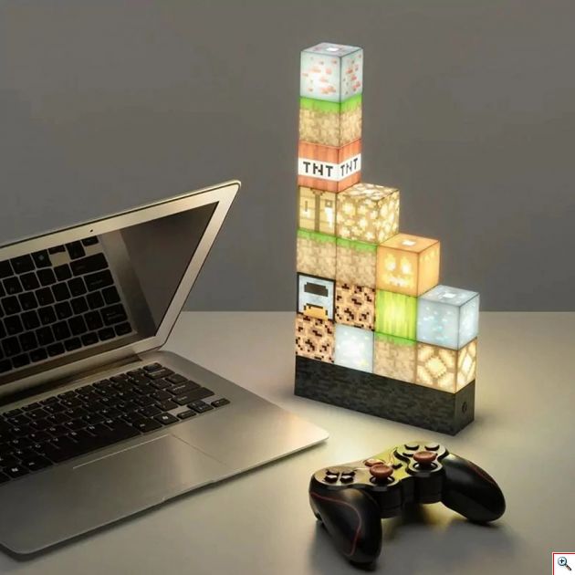Minecraft Διακοσμητικό Φωτιστικό LED Blocks OEM