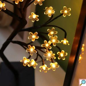 Διακοσμητικό Φωτιζόμενο Δέντρο LED 240 Λουλουδιών - 150cm