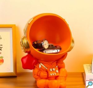 Διακοσμητικό Φως Σπιτιού - Αστροναύτης Άγαλμα / Μινιατούρα με Αποθηκευτικό Χώρο Μικρών Αντικειμένων