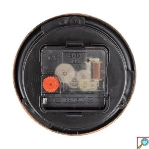 Διακοσμητικό Ρολόι με LED Τζάκι και Εφέ Φλόγας 14.5x11.5x30cm