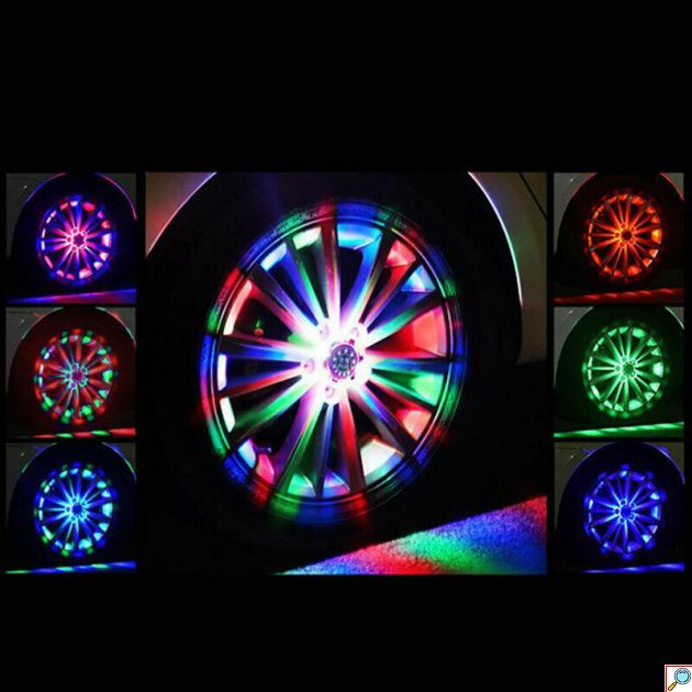 Διακοσμητικός Φωτισμός Τροχών Αυτοκινήτου 4τμχ