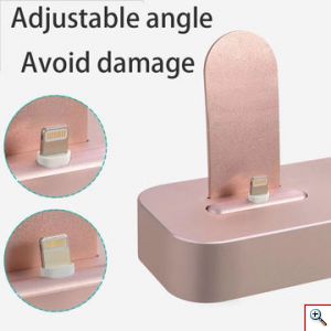 Βάση Φόρτισης 2 σε 1 για iPhone & Airpods - Aluminum 2 in 1 Charger Base Lightning & AirPods COTEetCL