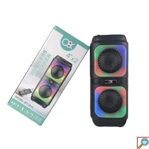 Μεγάλο Φορητό Bluetooth Ηχείο Φωτορυθμικό LED RGB Αυτοενισχυόμενο Ασύρματο με Είσοδο AUX (3,5mm & 6mm) για Μικρόφωνο Karaoke, USB στικ & SD Player