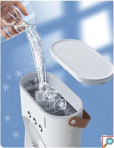 Διπλός USB Ανεμιστήρας με Υδρονέφωση, RGB Φωτισμό & Τηλεχειριστήριο - Arrango