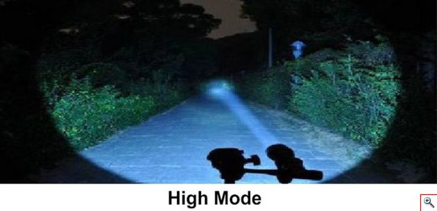 Ισχυρός Φακός LED 3W 200 Lumens CREE F-A8