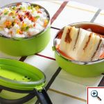 Διπλό Αεροστεγές Φαγητοδοχείο Θερμός 1,4 L με Εσωτερική Ισοθερμική Ανοξείδωτη Επιφάνεια