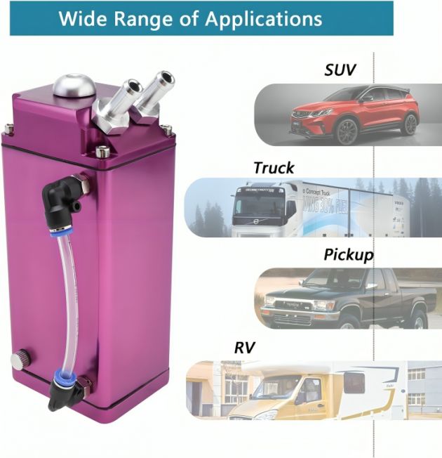 Δοχείο Αλουμινίου Αναθυμιάσεων Λαδιού Αυτοκινήτου - D1 Spec