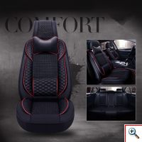 Πλήρες Σετ - Pu Leather Ανατομικά Καλύμματα Καθισμάτων Αυτοκινήτου 11 Τεμάχια CheAiRen DR-8010
