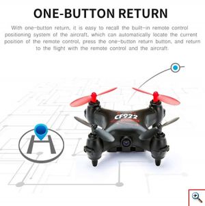 Mini Τηλεκατευθυνόμενο Ελικόπτερο Quadcopter Drone με Κάμερα & Χειριστήριο Pocket CF 922