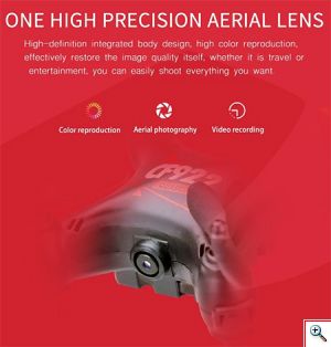 Mini Τηλεκατευθυνόμενο Ελικόπτερο Quadcopter Drone με Κάμερα & Χειριστήριο Pocket CF 922