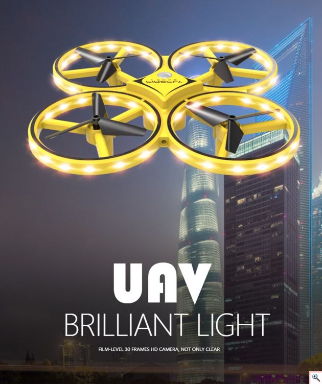 Τηλεκατευθυνόμενο Drone το Χέρι σας - Ελικοπτεράκι με Αισθητήρα Χεριού - Mini Infrared Induction Hand Control