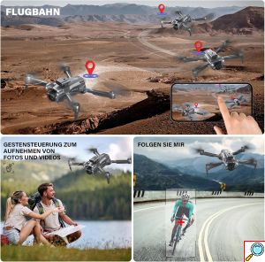 Drone με 8K Κάμερα και Χειριστήριο, Συμβατό με Smartphone