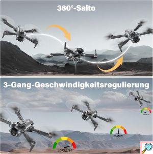 Drone με 8K Κάμερα και Χειριστήριο, Συμβατό με Smartphone