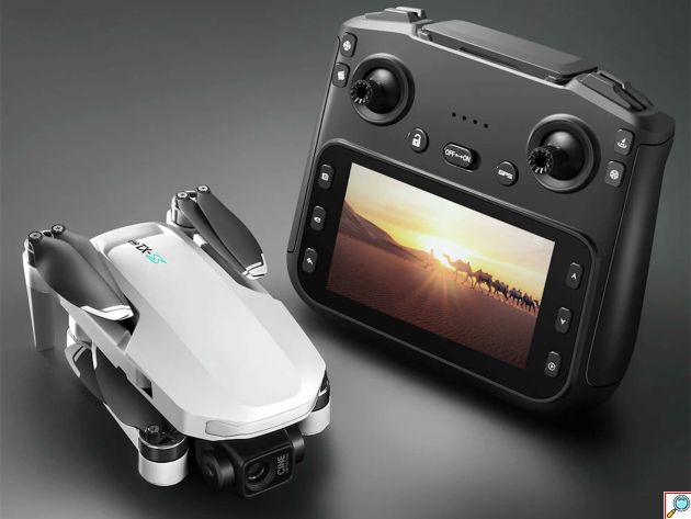 Drone Με GPS Και Διπλή Κάμερα 4K Με Τηλεχειριστήριο Και Τσάντα Μεταφοράς