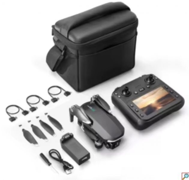 Drone Με GPS Και Διπλή Κάμερα 4K Με Τηλεχειριστήριο Και Τσάντα Μεταφοράς