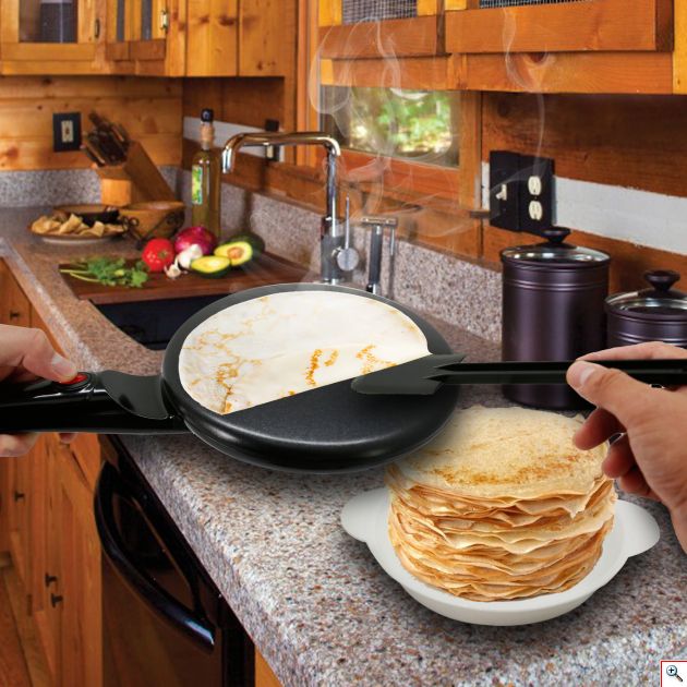 DSP® Ηλεκτρική Κρεπιέρα 650W, Μαύρο - Crepe Maker KC3016