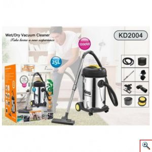 DSP® Ηλεκτρική Σκούπα Αναρρόφησης Υγρών / Στερεών 25L - 1200W KD2004