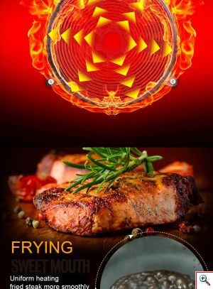 DSP® Κεραμική Εστία Επαγωγική, Μονή - Μαύρη KD5031