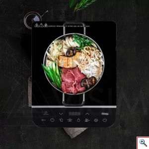 DSP® Κεραμική Εστία Επαγωγική, Μονή - Μαύρη KD5031