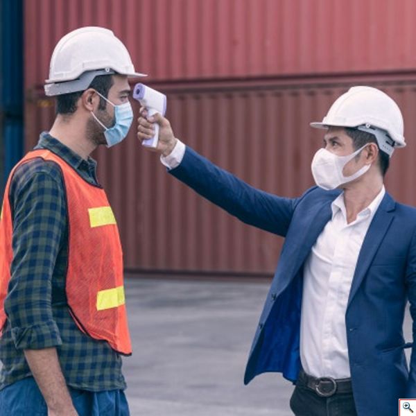Ιατρικό Θερμόμετρο Σώματος Υπερύθρων με Laser, Ακριβής Μέτρηση σε 1 ΔευτερόλεπτΟ από Απόσταση - JZK-601