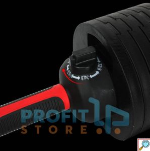Ρυθμιζόμενος Αλτήρας - Βαράκι με βάρη έως 24kg & Βάση - Adjustable Dumbbell Fitness Equipment 