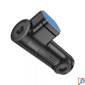Κάμερα DVR Wifi Αυτοκινήτου με Καταγραφικό για Παρμπρίζ Hoco Μαύρη