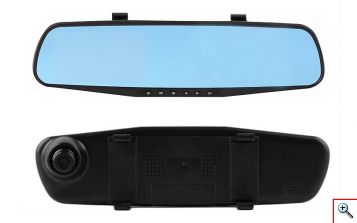 Καθρέπτης Αυτοκινήτου HD DVR Κάμερα Καταγραφικό με LCD TFT Οθόνη 3.0'' & Δώρο Κάμερα Οπισθοπορείας