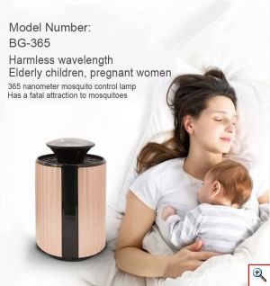 2 σε 1 Εξολοθρευτής Κουνουπιών LED & Απωθητικό Τρωκτικών με Υπερήχους USB - Αντικουνουπικό με Αναρρόφηση - UV Mosquito Killer & Ultrasonic Repeller