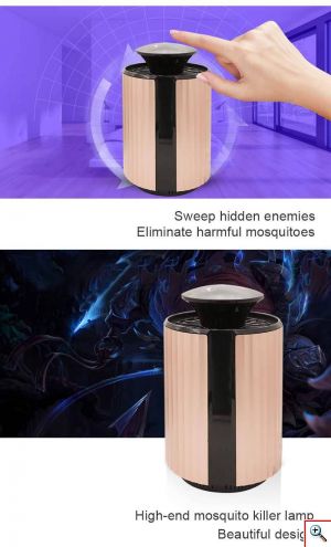 2 σε 1 Εξολοθρευτής Κουνουπιών LED & Απωθητικό Τρωκτικών με Υπερήχους USB - Αντικουνουπικό με Αναρρόφηση - UV Mosquito Killer & Ultrasonic Repeller