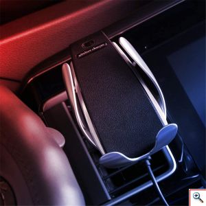 Έξυπνος Ασύρματος Φορτιστής με Αυτόματο Κλιπ & Βάση Στήριξης Τηλεφώνου - Smart Sensor Car Wireless Charger