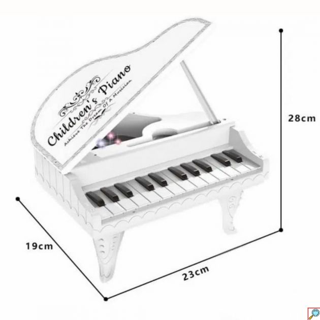 Εκπαιδευτικό Μουσικό Παιχνίδι Πιάνο με 13 Μουσικά Προγράμματα και Πολύχρωμο Φωτισμό 