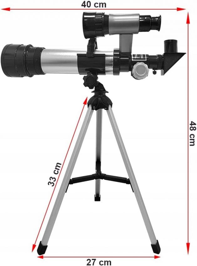 Εκπαιδευτικό Τηλεσκόπιο 50mm με Τρίποδο για Παιδιά 8+ και Ενήλικες