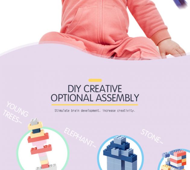 Εκπαιδευτικό Επιτραπέζιο Παιχνίδι Κατασκευής Λούνα Παρκ με Τουβλάκια 69τεμ & Τραπεζάκι