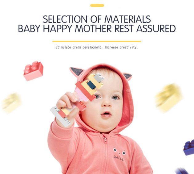 Εκπαιδευτικό Επιτραπέζιο Παιχνίδι Κατασκευής Λούνα Παρκ με Τουβλάκια 69τεμ & Τραπεζάκι