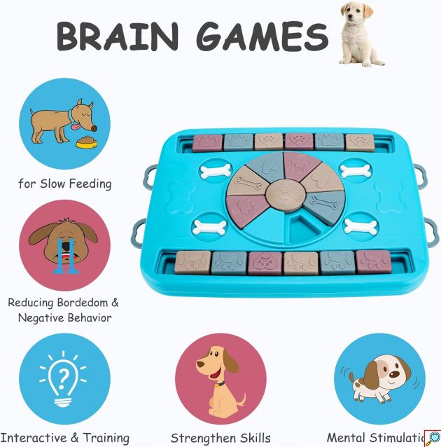 Εκπαιδευτικό Παιχνίδι Αργού Ταΐσματος για Σκύλους