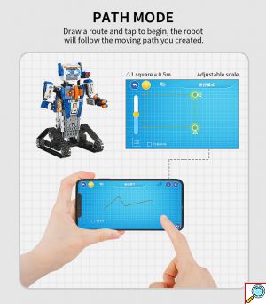 Εκπαιδευτικό Παιχνίδι Έξυπνο Συναρμολογούμενο Τηλεκατευθυνόμενο Ρομπότ