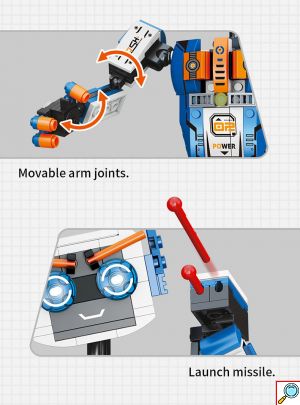 Εκπαιδευτικό Παιχνίδι Έξυπνο Συναρμολογούμενο Τηλεκατευθυνόμενο Ρομπότ