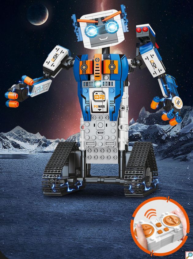 Εκπαιδευτικό Παιχνίδι Έξυπνο Συναρμολογούμενο Τηλεκατευθυνόμενο Ρομπότ