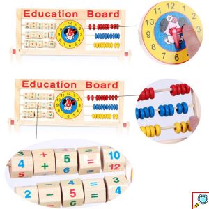 Εκπαιδευτικός Διπλός Ξύλινος Παιδικός Μαγνητικός Πίνακας & Μαυροπίνακας 44 x 32cm Ζωγραφικής Διπλής Όψης - Double Side Magnetic Board