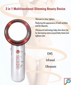 EMS 3 σε 1 Συσκευή Αδυνατίσματος, Σύσφιξης & Περιποίησης Σώματος με Υπερήχους, LED